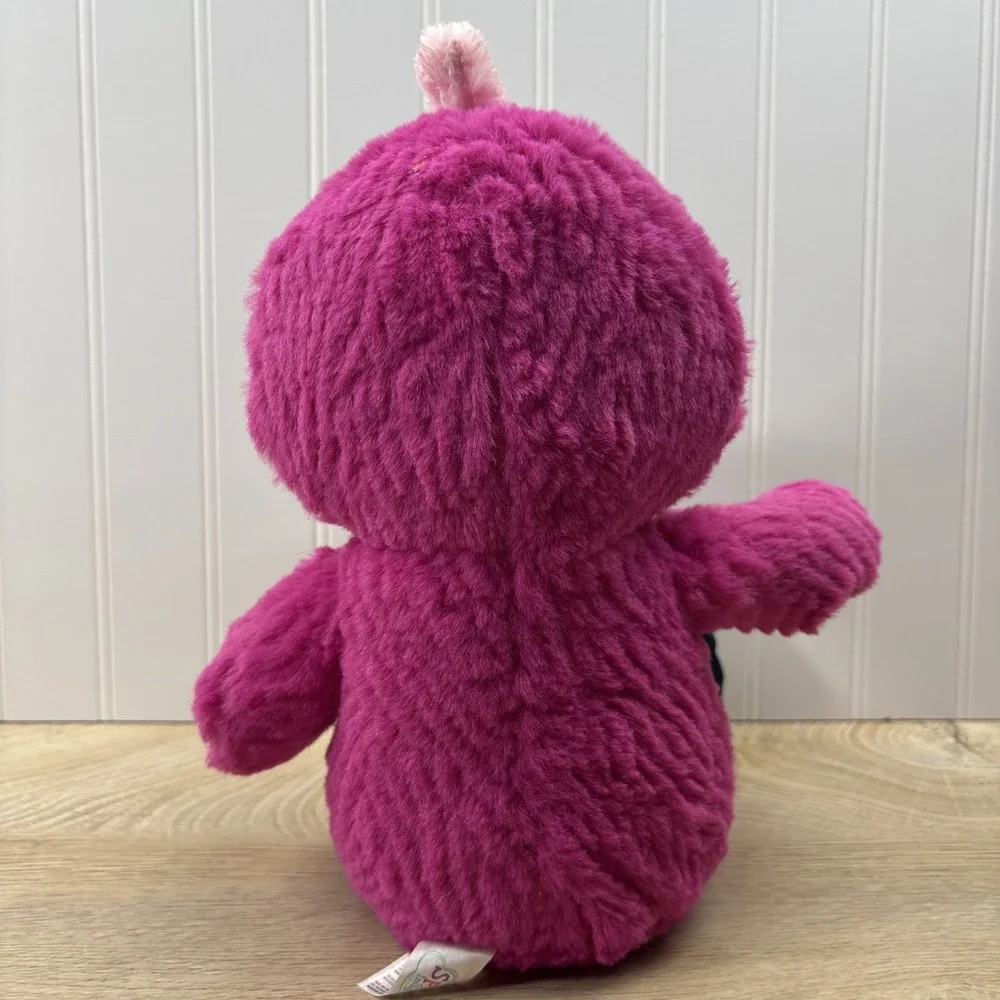 Spark Create Imagine Pink Flamingo Bird Plush Stuffed Animal Baby Rattle Crinkle